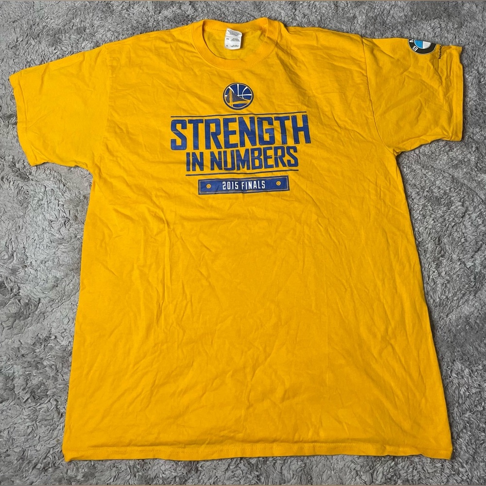 🏀Golden State Warriors 2015 Playoffs Graphic Tee Shirt Mens Size XL